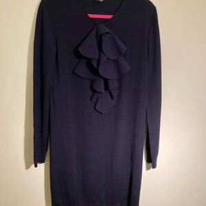 Fendi Navy Blue Midi Dress